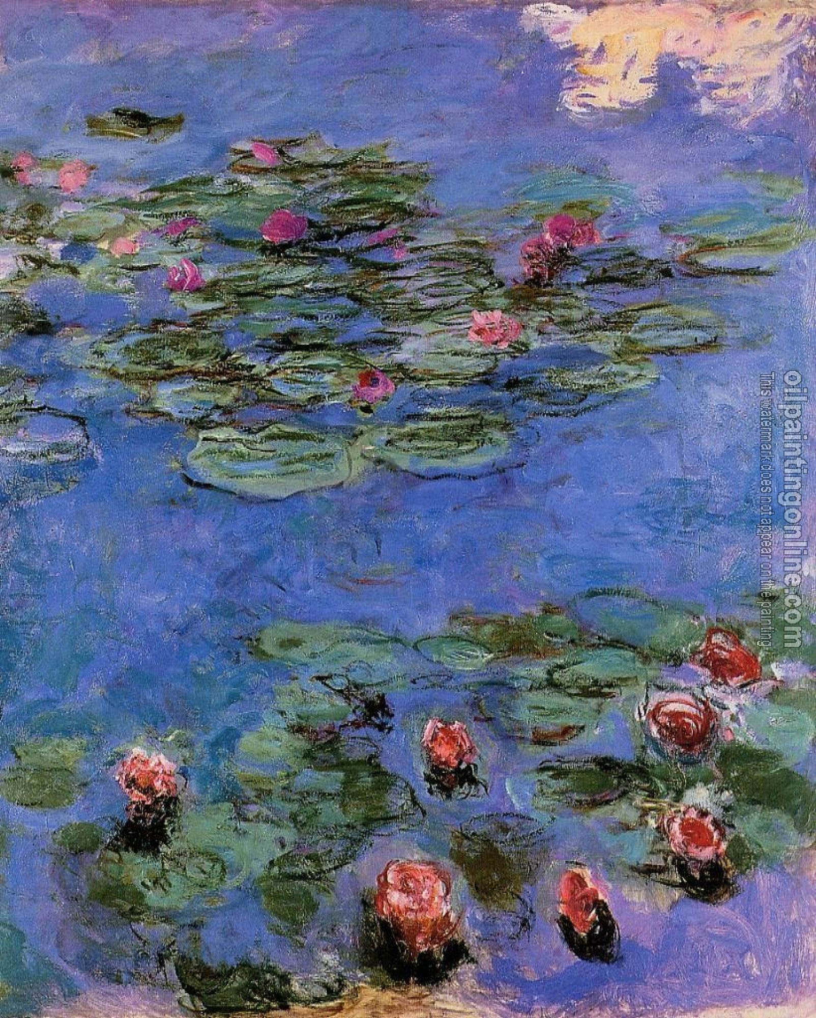 Monet, Claude Oscar - Red Water-Lilies